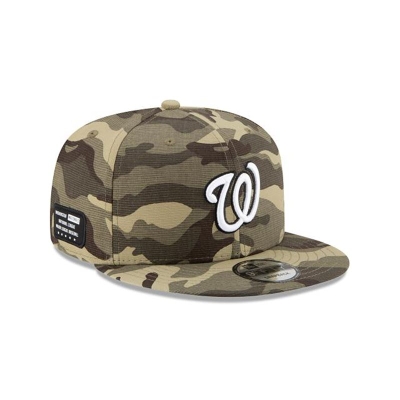 Sapca New Era Washington Nationals MLB Armed Forces Weekend 9FIFTY Snapback - Verzi